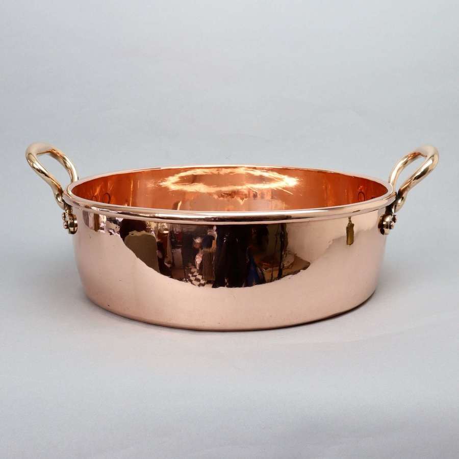 Large, English Copper Preserve Pan