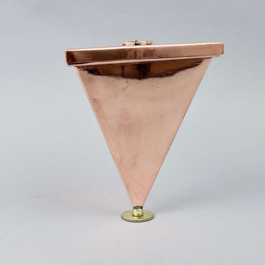 Triangular, Copper Ice Cream Mould