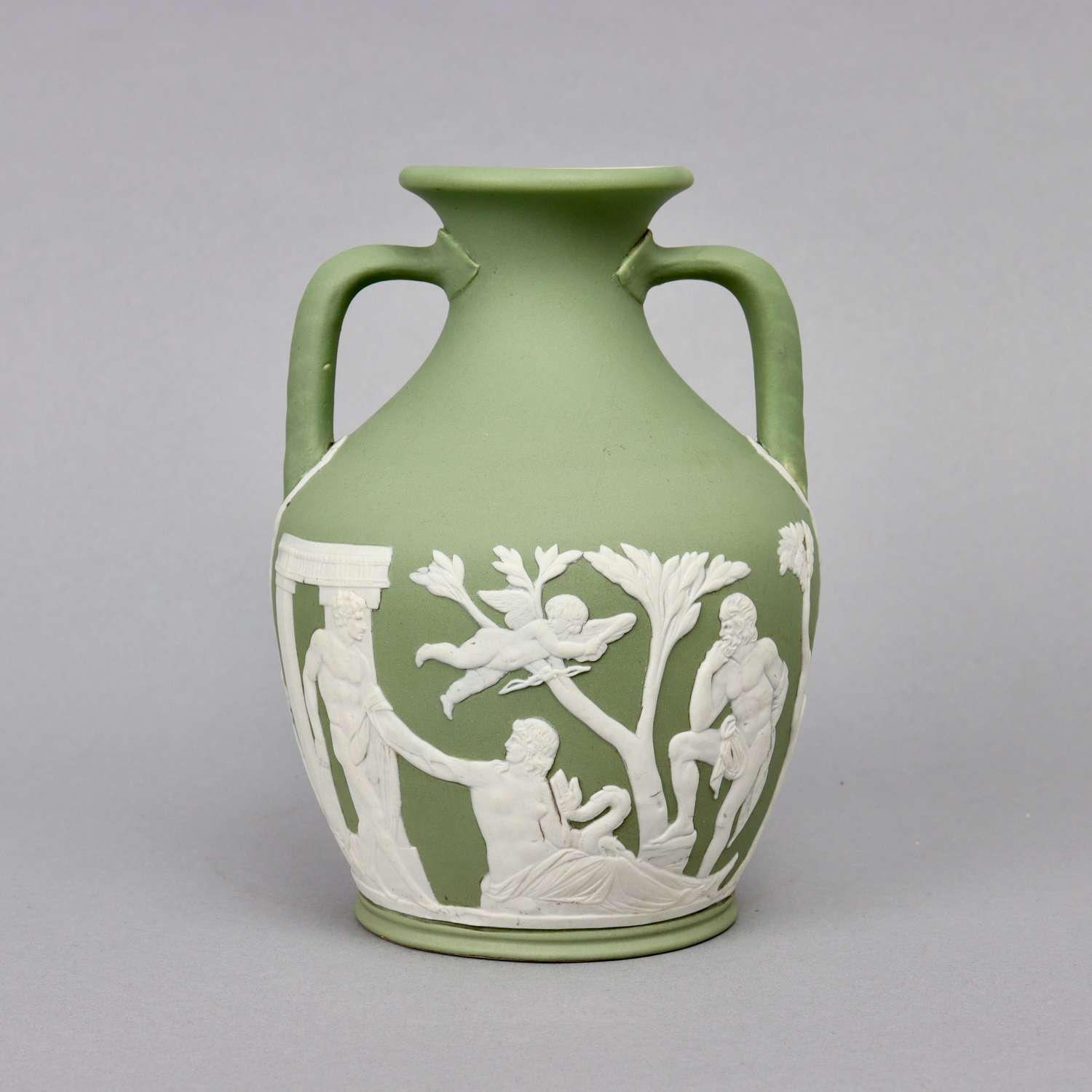 Wedgwood Green Jasper Portland Vase