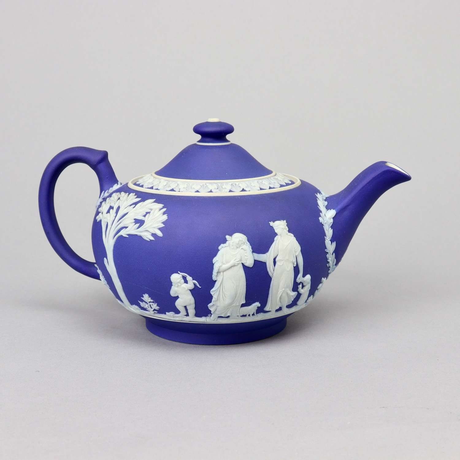 Wedgwood Blue Jasper Teapot