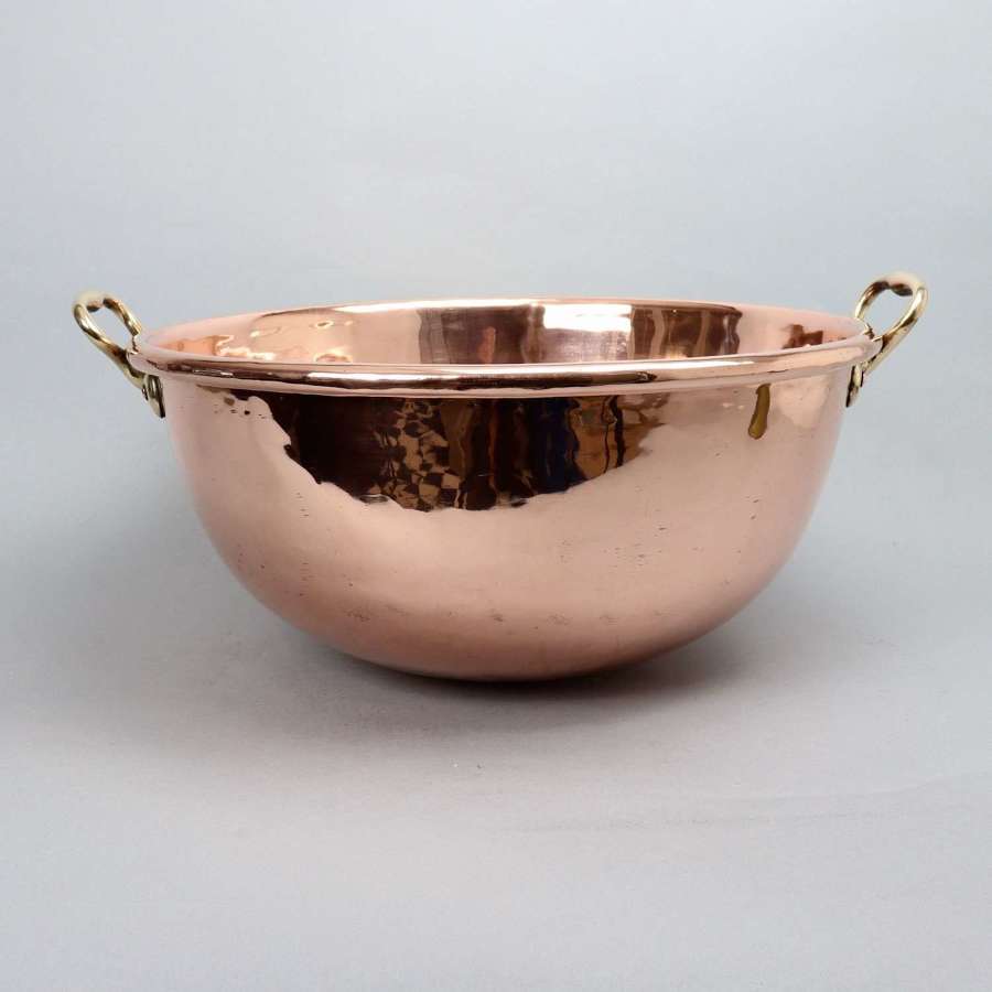 Large Copper Sugar Bowl