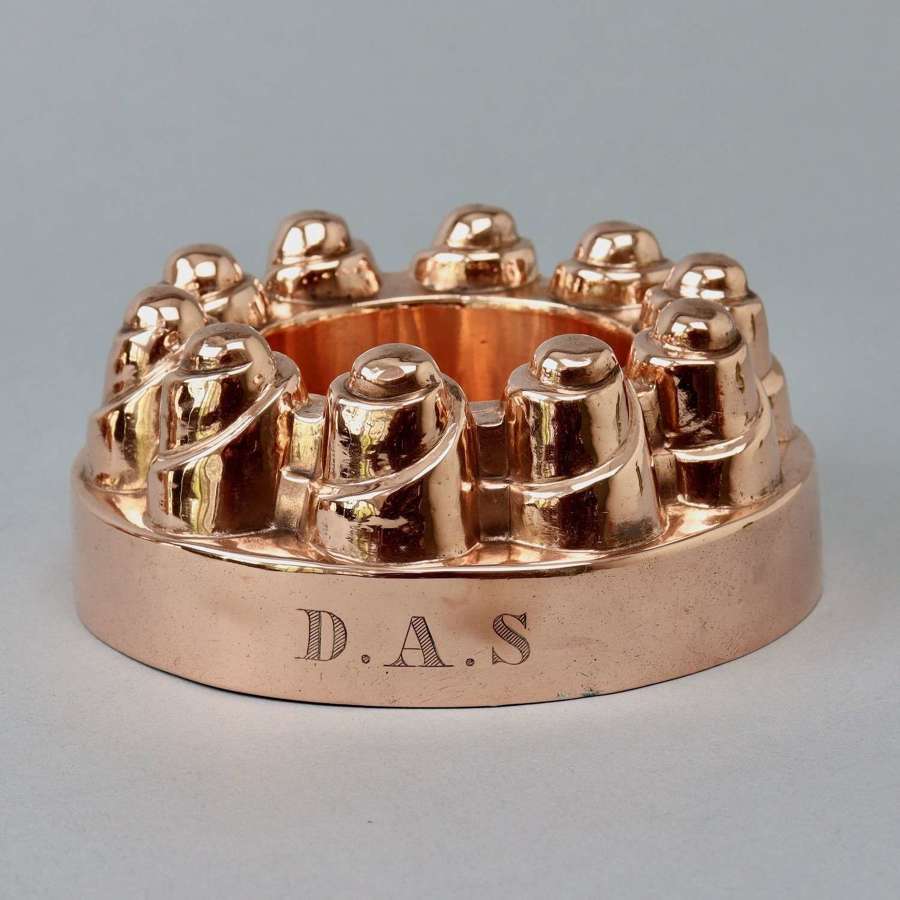 Copper Mould with Initials "D.A.S"