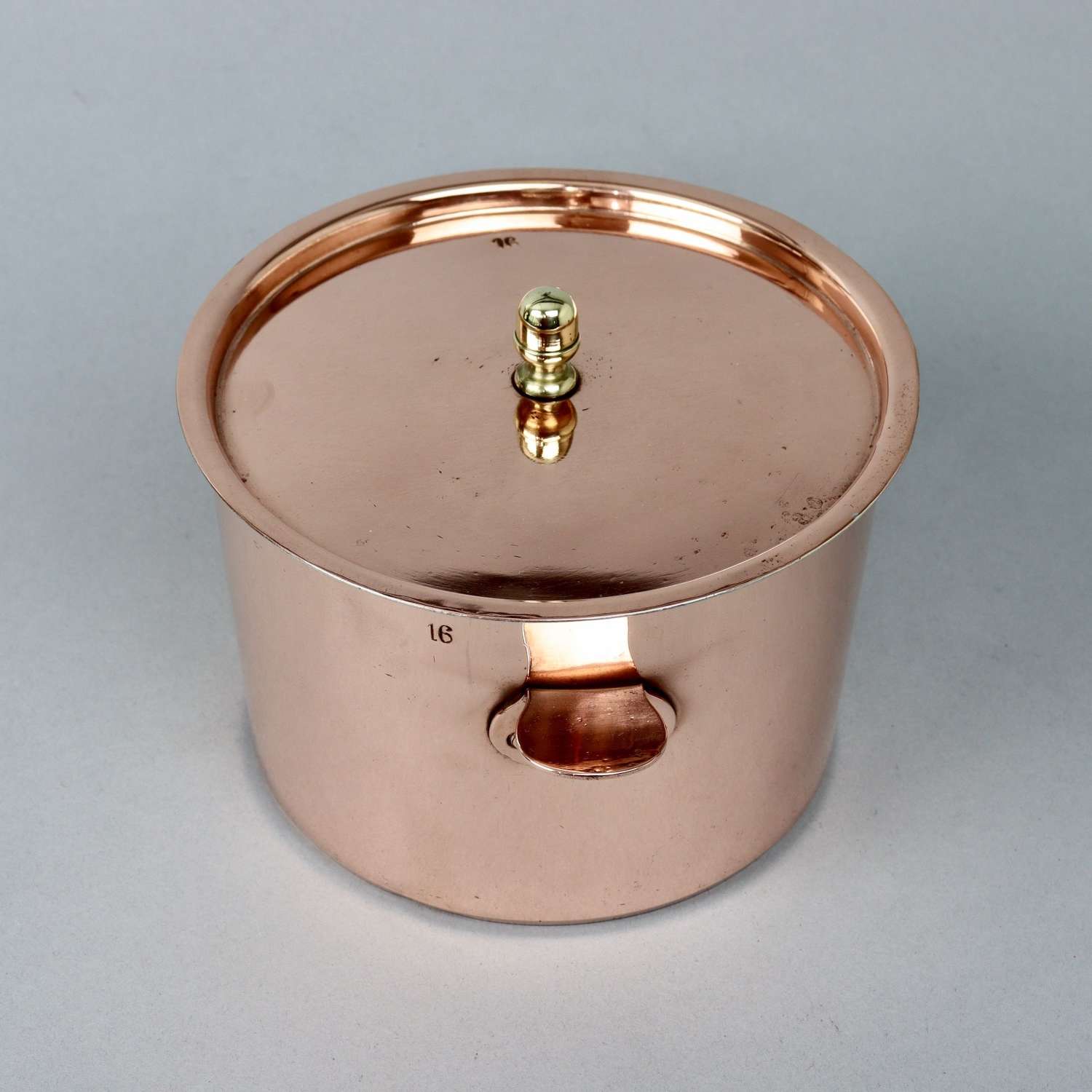 French Copper Creme Renversee Pan