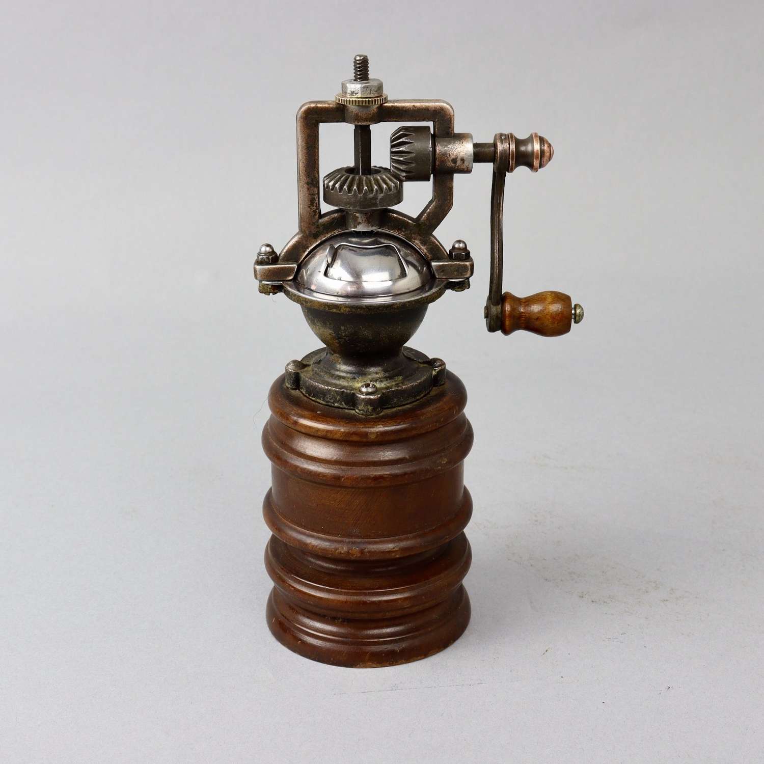 19th Century Wooden Pepper Mill