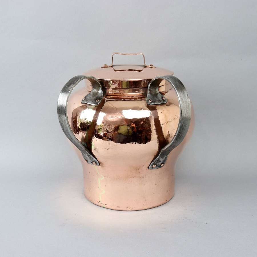 Unusual, Two Handled Copper Pot