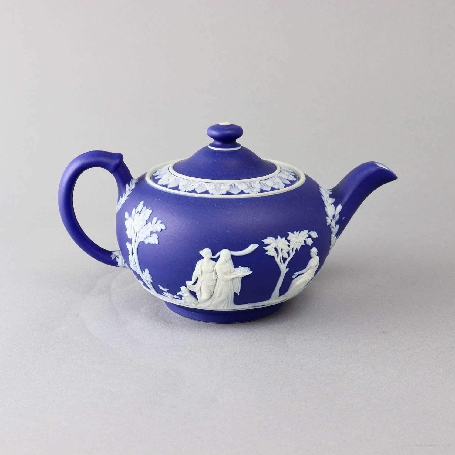 Wedgwood, Dark Blue Jasper Teapot