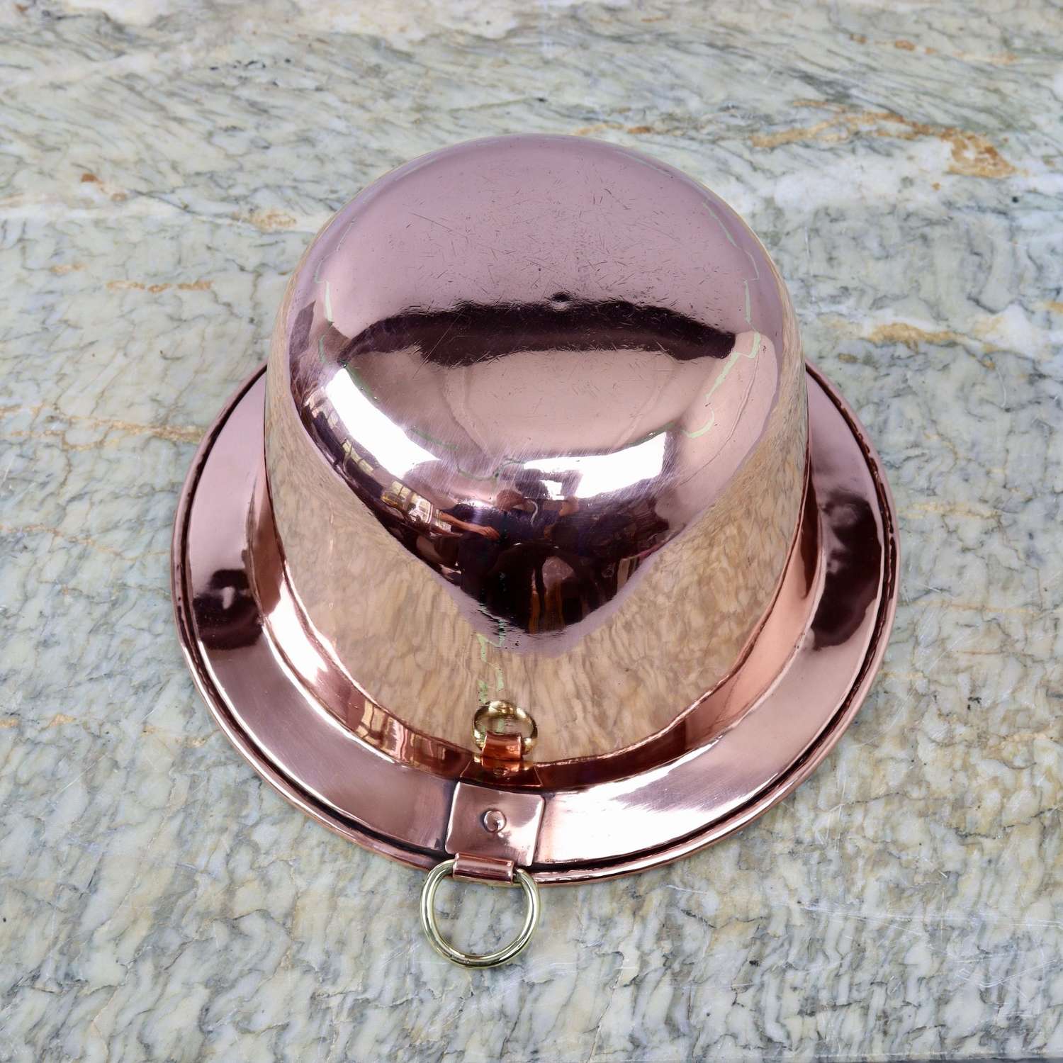 Unusual Copper Steamer Bowl