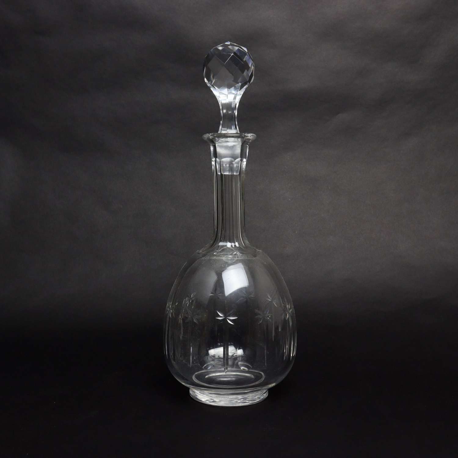 French Crystal Decanter c.1910
