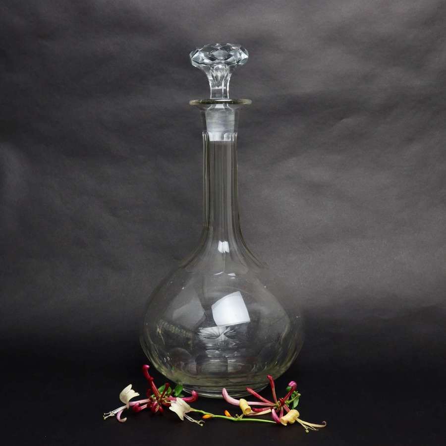 Large, French Crystal Decanter