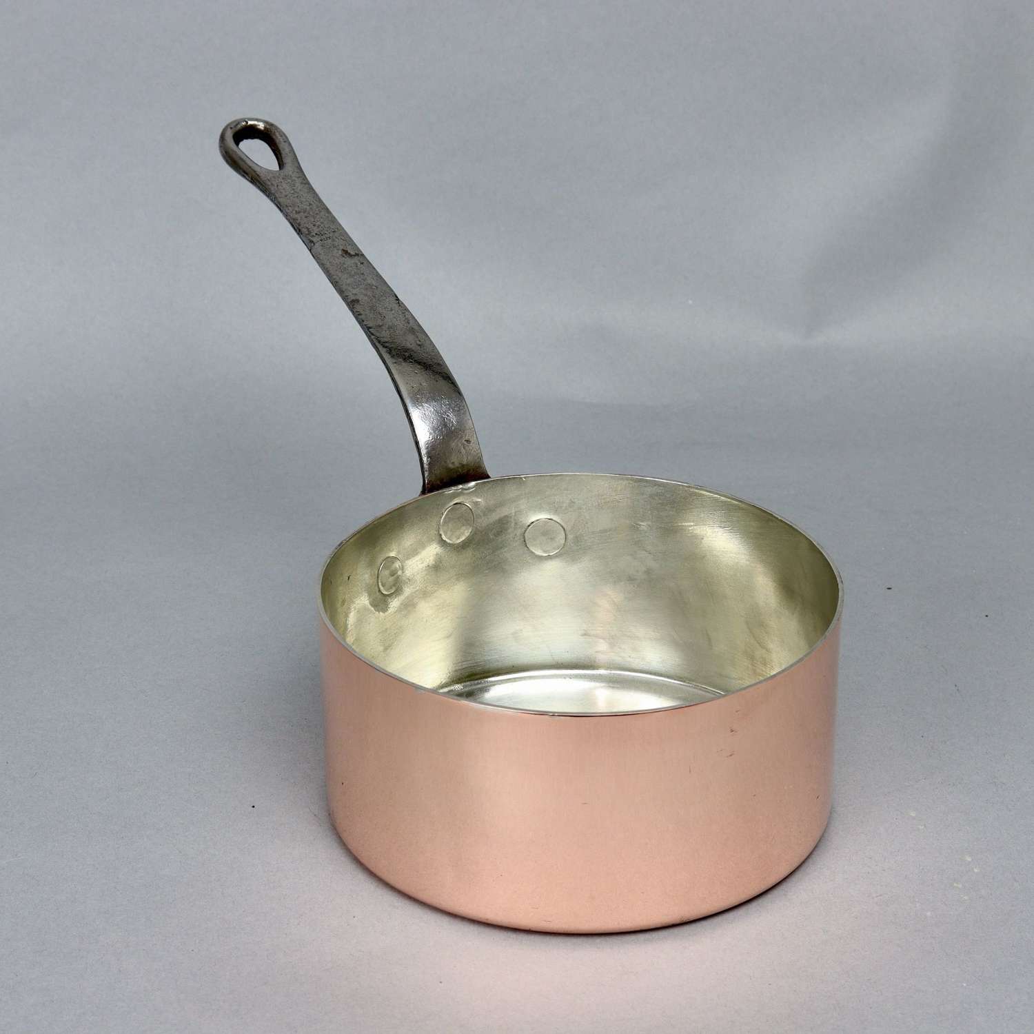 Small, French Copper Saucepan
