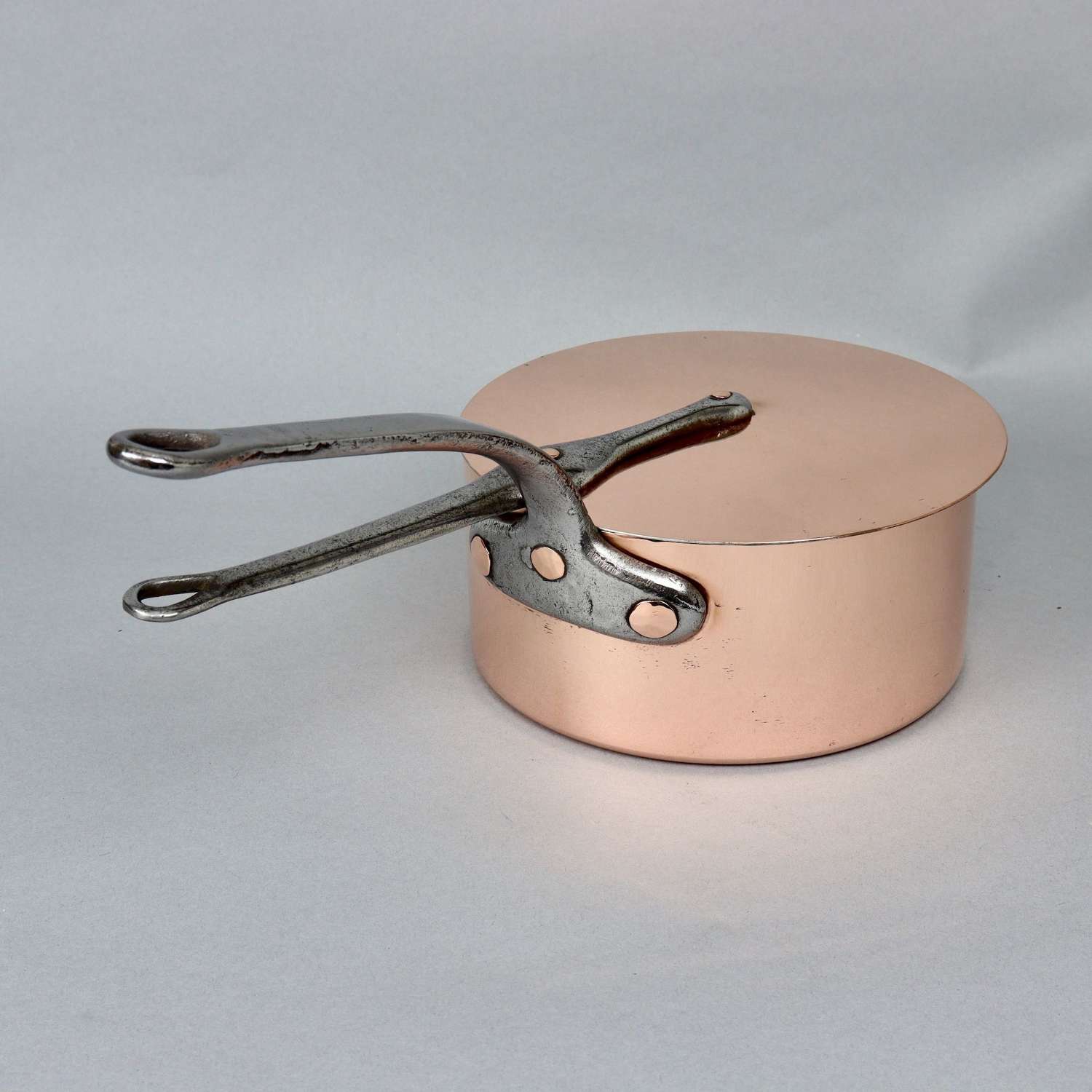 French Copper Saucepan and Cover