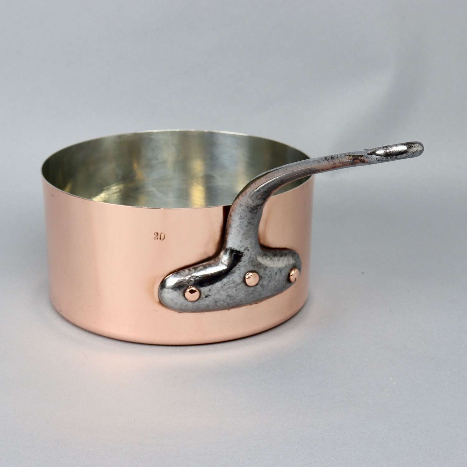 20cm. French Copper Saucepan