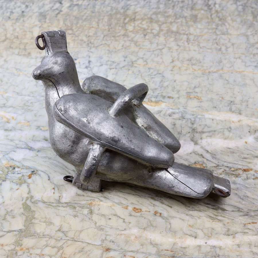 Pewter "Pigeon", Ice Cream Mould