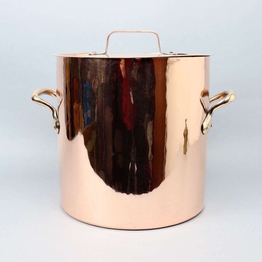 Large, French Copper Stockpot