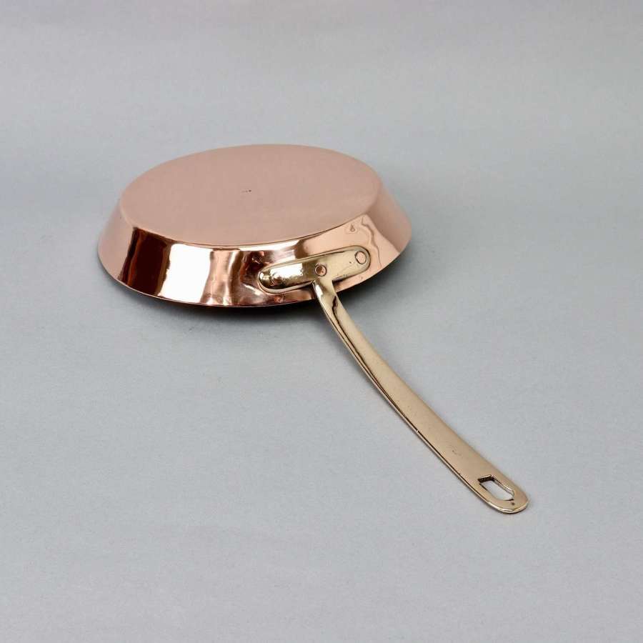 Brass Handled, Copper Frying Pan