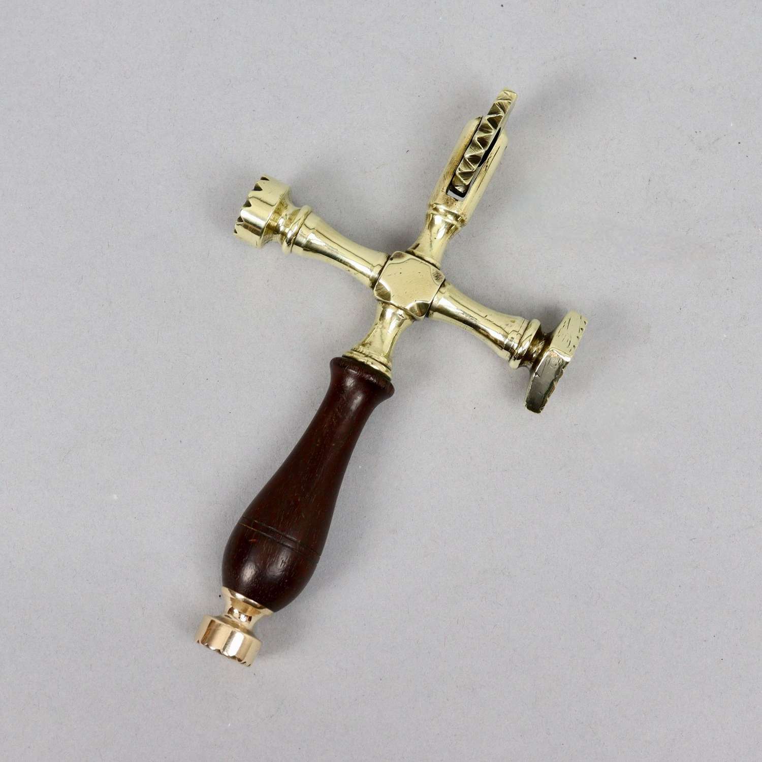 Unusual, Brass, Cruciform Pastry Tool