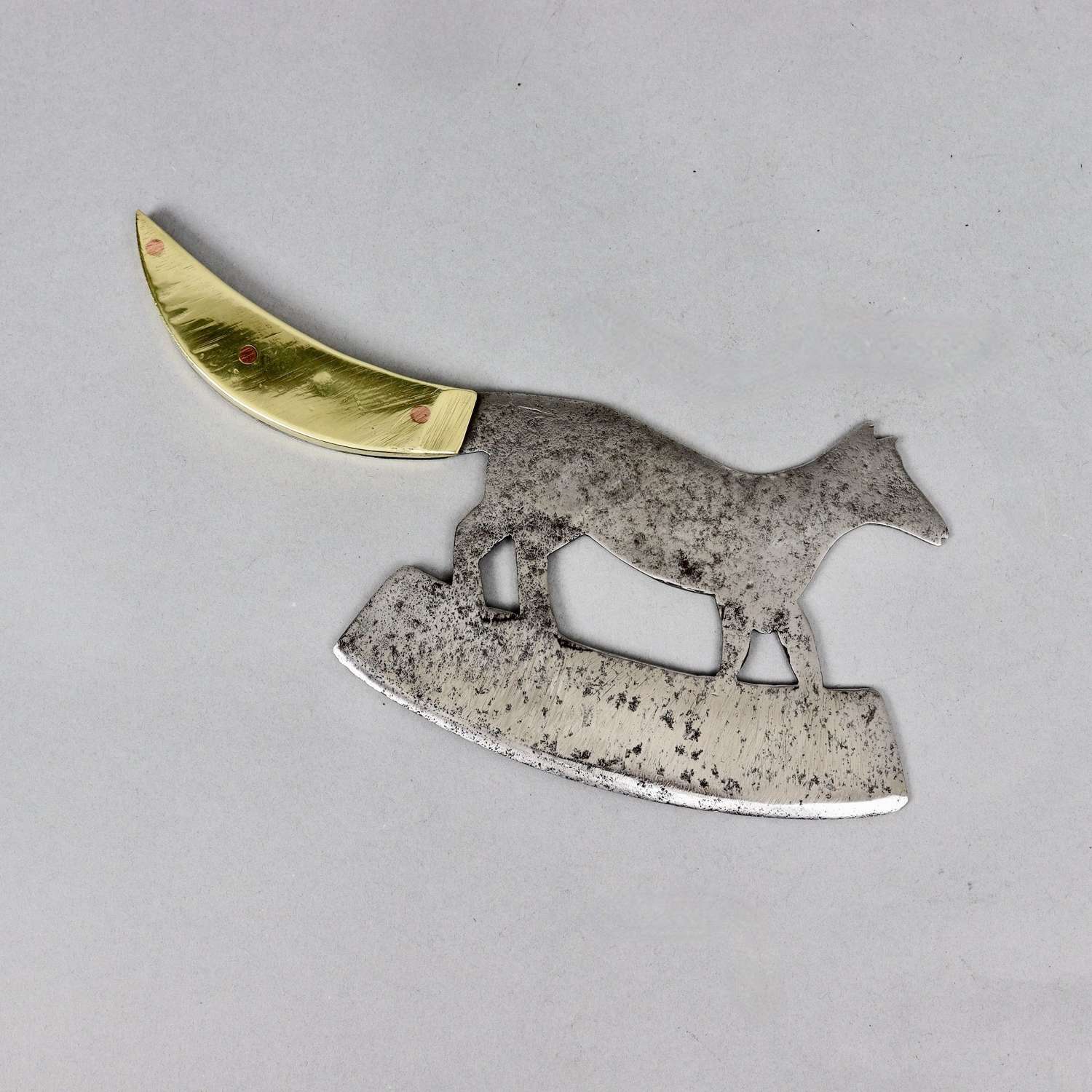 Steel Cleaver in the Shape of a Fox