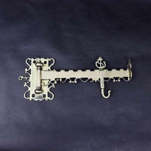 Good quality, brass chimney crane