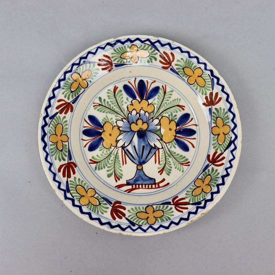 Polychrome Dutch Delft Plate