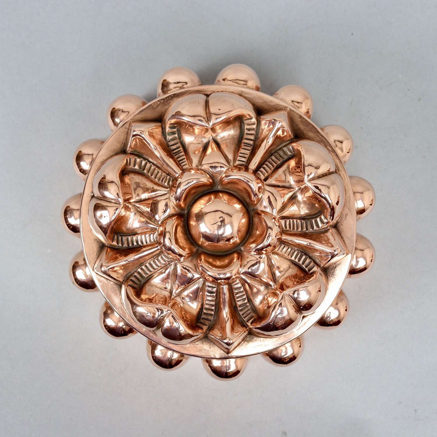Very Ornate French Copper Mould