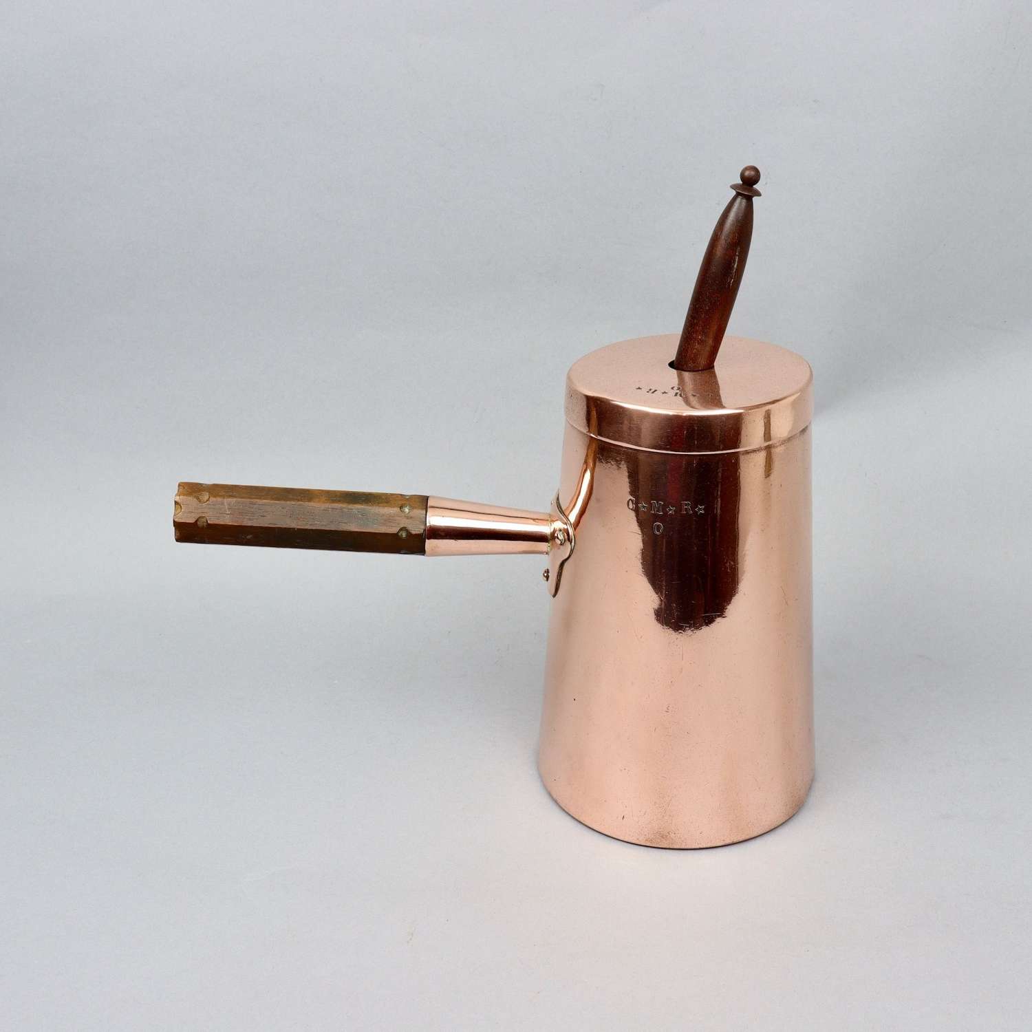 French Copper Chocolate Pot