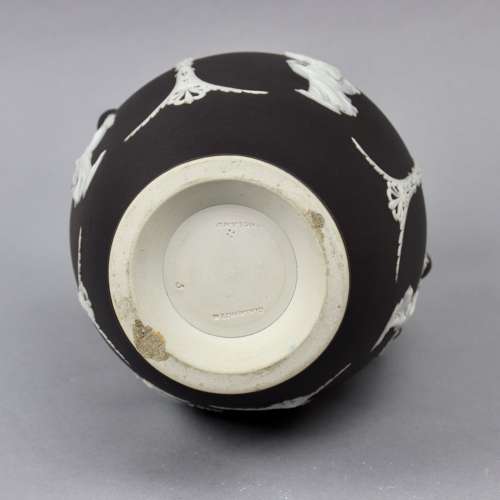 Large, Wedgwood Black Jasper Vase