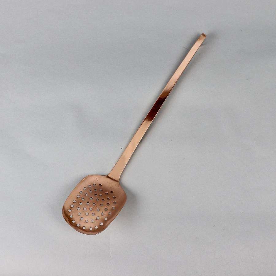 19th Century, French Copper Skimmer