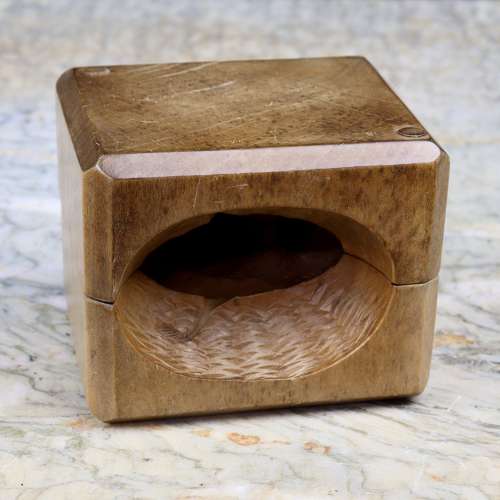 Butter Mould Carved with a Swan