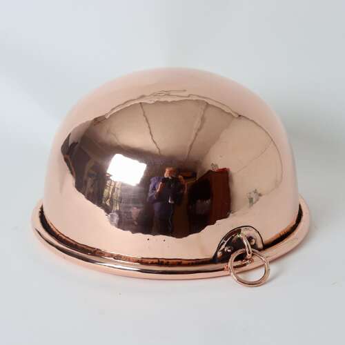 Deep, French Copper Egg Whisking Bowl