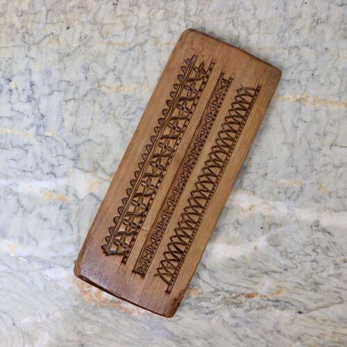 Double Sided Beechwood Sugar Mould