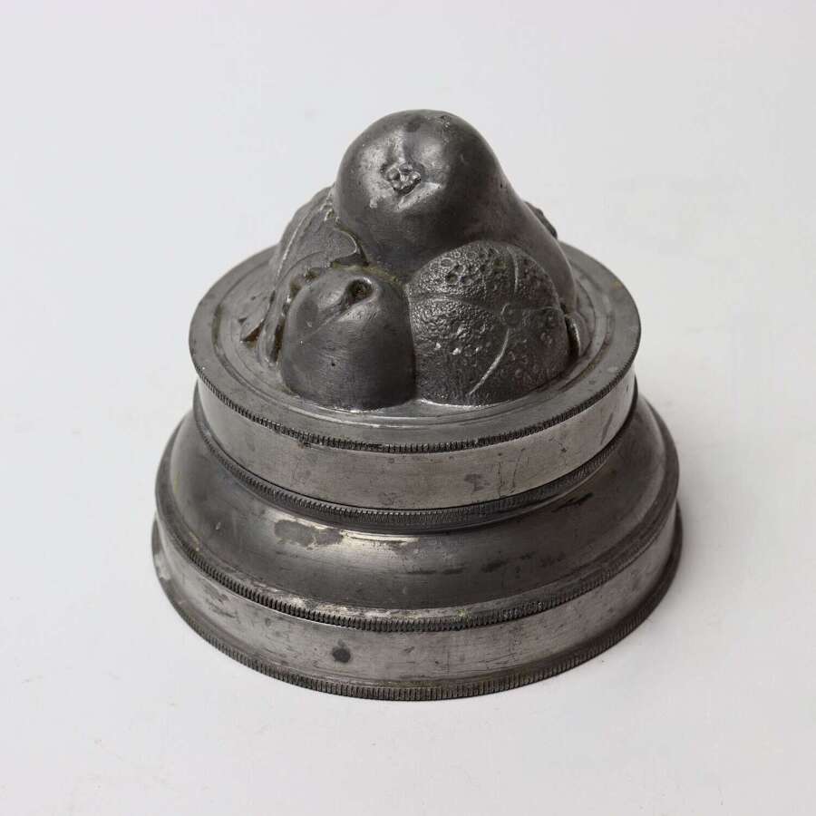 Small, Pewter Ice Cream Pudding Mould