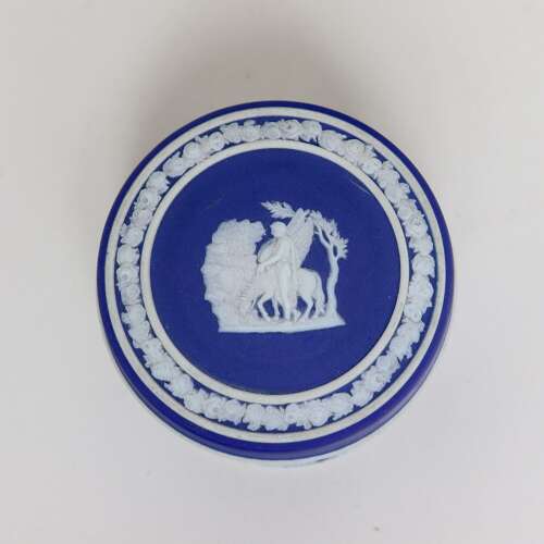 Wedgwood Trinket Box Depicting Pegasus