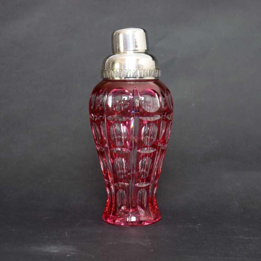 Val St.Lambert Crystal Cocktail Shaker