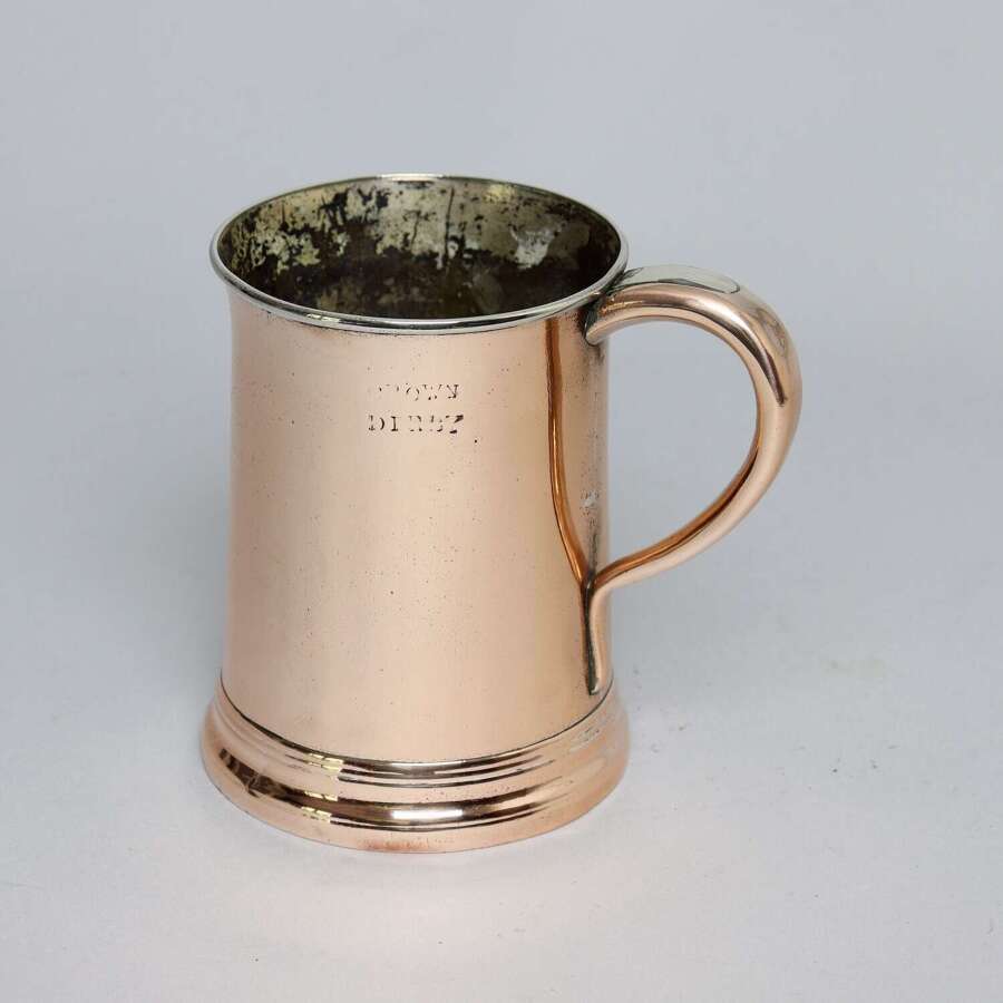 Half Pint Copper Tankard