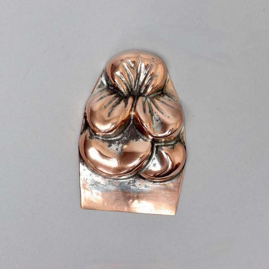 Mini Copper Mould in the Shape of a Pansy
