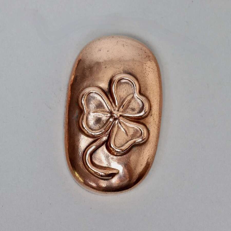 Mini Copper Mould with Shamrock to Top