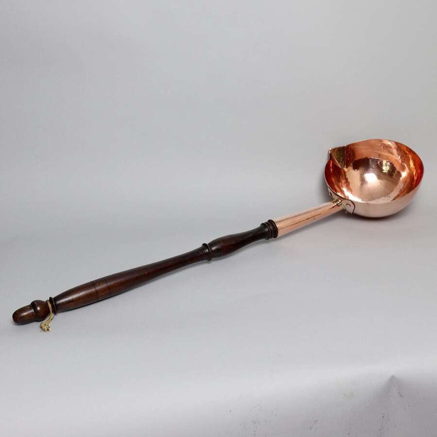 Long Handled, French Copper Ladle