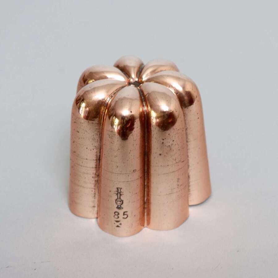Small, 19th Century, Fluted Copper Mould by Benhams